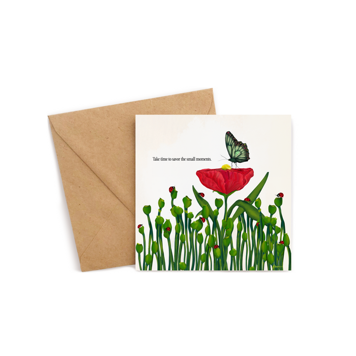 Savor the Small Moments | Greeting Card