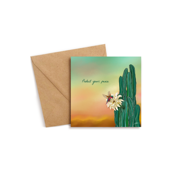 Protect Your Peace | Card and Sticker Bundle